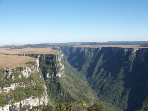 Canyon Fortaleza - Cambará do Sul - RS. Foto: Juliana Ferreira